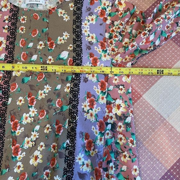 Callabie BoHo Floral Top Size XL - Picture 7 of 15